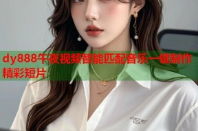 dy888午夜视频智能匹配音乐一键制作精彩短片