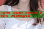 午夜视频：流畅播放、多格式支持、智能剪辑，尽享深夜影视乐趣