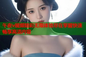 午夜v视频精彩无限体验尽在掌握快速畅享高清内容