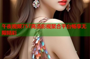 午夜视频757高清影视聚合平台畅享无限精彩
