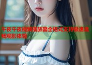 午夜午夜视频播放器全格式支持极速流畅观影体验