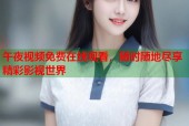 午夜视频免费在线观看，随时随地尽享精彩影视世界