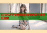 q20002午夜视频精彩集锦畅享午夜娱乐盛宴