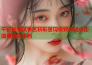 午夜视频试看区精彩呈现极致体验点击即看精彩不断