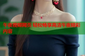午夜视频网页 轻松畅享高清午夜精彩内容
