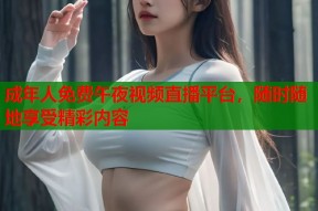成年人免费午夜视频直播平台，随时随地享受精彩内容