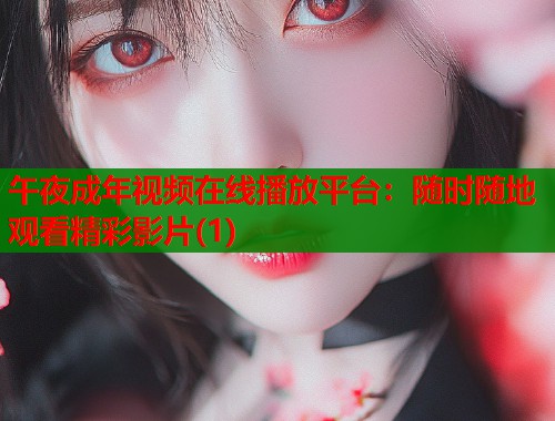 午夜成年视频在线播放平台：随时随地观看精彩影片(1)  第1张