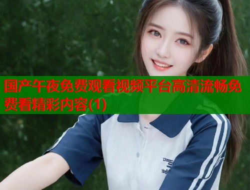 国产午夜免费观看视频平台高清流畅免费看精彩内容(1)  第1张